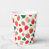 ベリースウィート誕生日招待状 紙コップ (裏面)