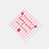ベリースウィート誕生日 スタンダードカクテルナプキン (角)