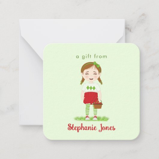 ベリースウィート誕生日 ノートカード (正面)