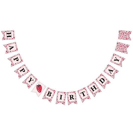 ベリースウィート誕生日 バンティングフラッグ (全)