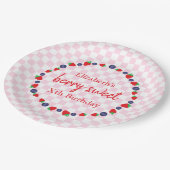 ベリースウィート誕生日 ペーパープレート (アングル)
