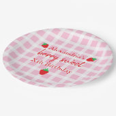 ベリースウィート誕生日 ペーパープレート (アングル)