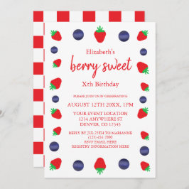 ベリースウィート誕生日 招待状