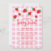 ベリースウィート誕生日 招待状 (正面)