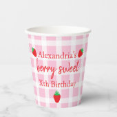 ベリースウィート誕生日 紙コップ (正面)