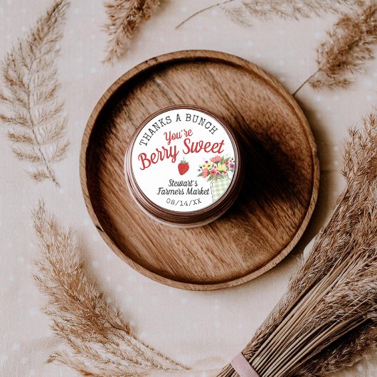 ベリースウィート農家市場男の赤ちゃんシャワーフェイバー ラウンドシール