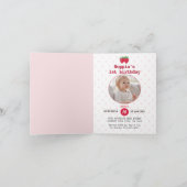 ベリースウィート1stバースデーフォールディング招待状 招待状 (内部)