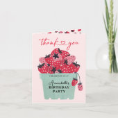 ベリースウィート1st誕生日 サンキューカード (正面)