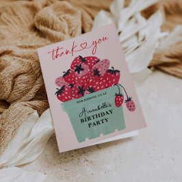 ベリースウィート1st誕生日 サンキューカード