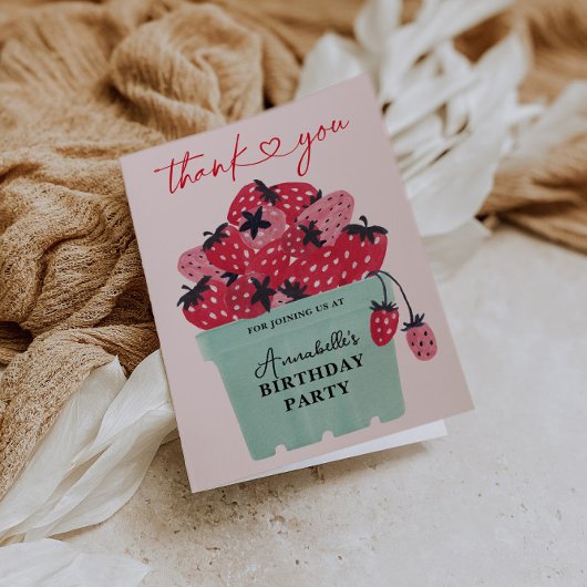 ベリースウィート1st誕生日 サンキューカード