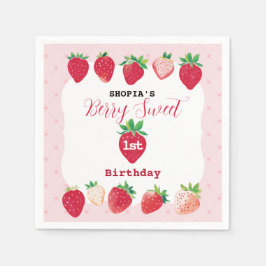 ベリースウィート1st誕生日 スタンダードカクテルナプキン