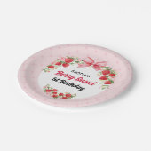 ベリースウィート1st誕生日 ペーパープレート (アングル)