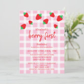 ベリースウィート1st誕生日 招待状 (スタンド正面)