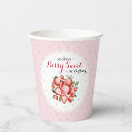 ベリースウィート1st誕生日 紙コップ