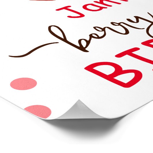 ベリースウィート2ndバースデーウォーターカラー ポスター (角)