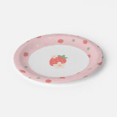 ベリースウィート！いちご ペーパープレート (アングル)