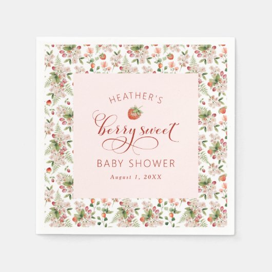 ベリースウィート スタンダードカクテルナプキン (正面)