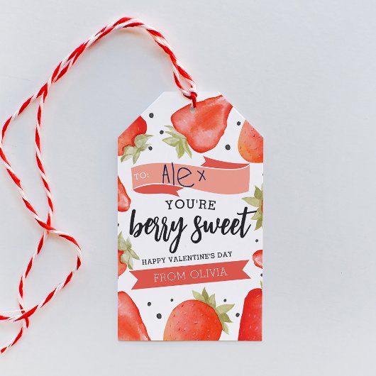 ベリースウィート |バレンタインデー ギフトタグ
