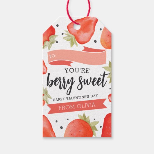 ベリースウィート |バレンタインデー ギフトタグ (正面)
