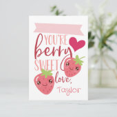 ベリースウィート |教室バレンタインデーのカード 招待状 (スタンド正面)