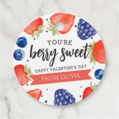 ベリースウィート |教室バレンタインデーのラベル フェイバータグ (正面)