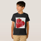 ベリーステッ無地のカー Tシャツ (正面フル)
