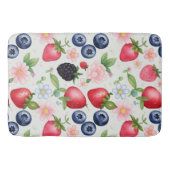 ベリーストロベリーフラワーズバースデーパーティー バスマット (正面)