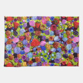 ベリーストロベリーブルーベリーラズベリー大 キッチンタオル (横)