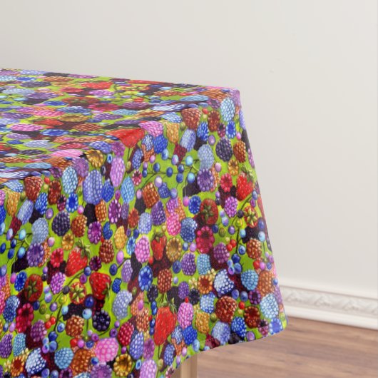 ベリーストロベリーブルーベリーラズベリー テーブルクロス (インサイチュ)