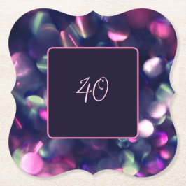 ベリースパークルカスタマイズ可能紙コースター ペーパーコースター