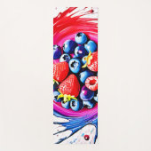 ベリースプラッシュ：カラーバースト ヨガマット (正面)