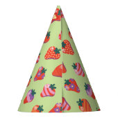 ベリースペシャルストロベリー誕生日キウイ パーティーハット (裏面)