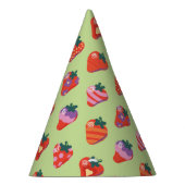 ベリースペシャルストロベリー誕生日キウイ パーティーハット (右)