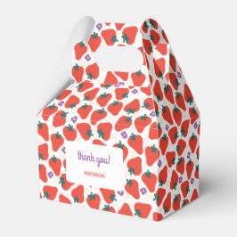 ベリースペシャルストロベリー誕生日 – ホワイト フェイバーボックス