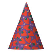 ベリースペシャルトストローベリー – 藤 パーティーハット (左)