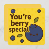 ベリースペシャルブルーベリーグリーティングカード シーズンカード (正面/裏面)