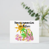 ベリーズでの新婚旅行 ポストカード (スタンド正面)