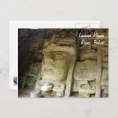 ベリーズのラマナイ・マヤ遺跡 ポストカード (正面/裏面)