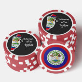 ベリーズのワイン愛好家ポーカーチップ ポーカーチップ (積み重ね)