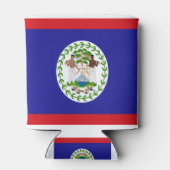 ベリーズの国旗 缶クーラー (裏面)