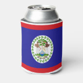 ベリーズの国旗 缶クーラー (缶裏面)