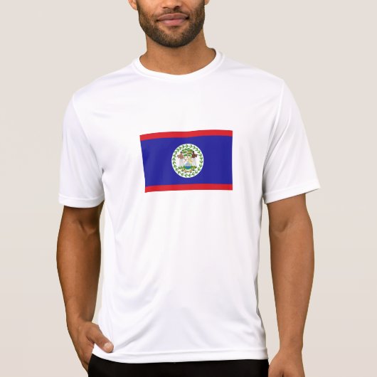 ベリーズの国旗 Tシャツ (正面)