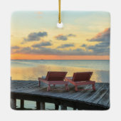 ベリーズの海を監視 セラミックオーナメント (裏面)