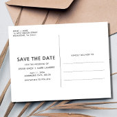 ベリーズの目的地の結婚式の日付を保存 案内ポストカード