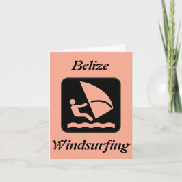 ベリーズウィンドサーフィン（ロングカイグラバーズリーフアトール） サンキューカード