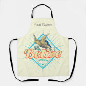 ベリーズカリブのレトロタートルヴィンテージ土産 エプロン (正面)