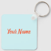 ベリーズカリブのレトロタートルヴィンテージ土産 キーホルダー (裏面)