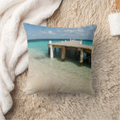 ベリーズカリブの、海、ゴフケイ。小さな島 クッション (ブランケット)