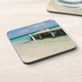 ベリーズカリブの、海、ゴフケイ。小さな島 コースター (左側)