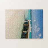 ベリーズカリブの、海、ゴフケイ。小さな島 ジグソーパズル (横)